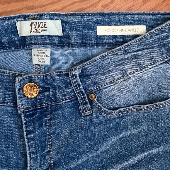 Vintage America Boho Skinny Ankle 6/28 - Picture 3 of 7